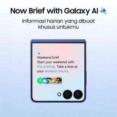 Samsung Galaxy Z Flip7 12/256GB | Smartphone AI | Hp Lipat | Kamera 50MP | 4300 mAh 12/256