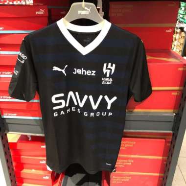 PUMA Kaos Jersey Ahsfc Third Jersey Replica Njr Blac 780053 03 S