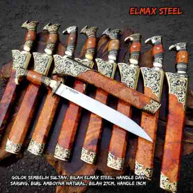 Golok Sembelih Elmax Steel Golsem Super Premium