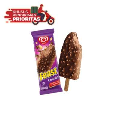 Promo Harga Walls Feast Chocolate 65 ml - Blibli