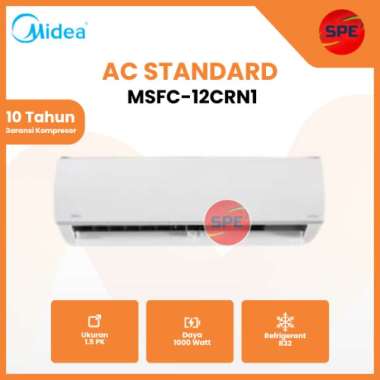 MIDEA AC STANDARD 1.5 PK MSFC-12CRN1 ( GARANSI RESMI) MEDAN