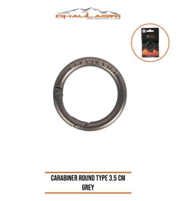 DHAULAGIRI - Carabiner Round Type 3.5 cm Carabiner Multifungsi Untuk Gantungan Tas dan Accesories Gr