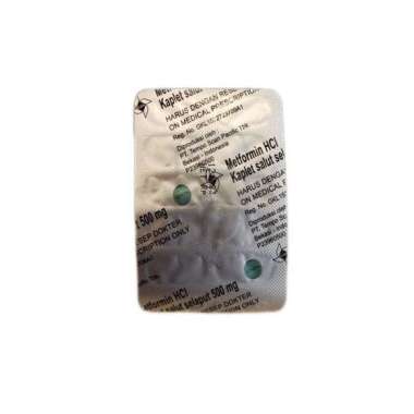 Metformin 500 mg Tempo Strip isi 10 Tablet