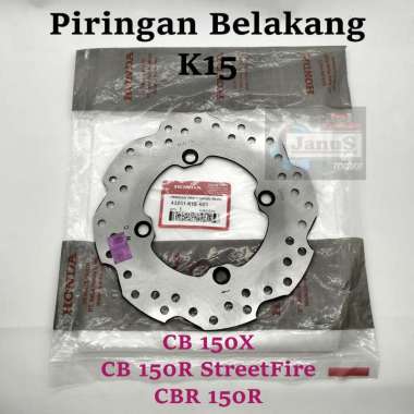 Piringan Cakram Belakang K15 100% Ori Honda CB 150X CB 150R Street Fire CBR 150R Disc Disk Presisi