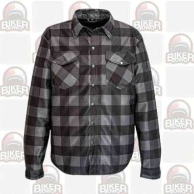 Kemeja Protektor Skull Riderz AIR RIDER MESH PROTECTIVE Flannel Jacket GREY M