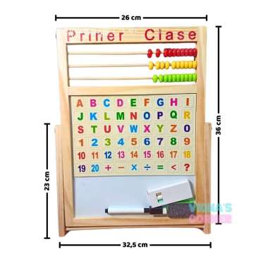 Papan Tulis Anak White Board Hitam Putih Magnet Mini Kecil Portable Spidol Penghapus Bisa Dihapus 11
