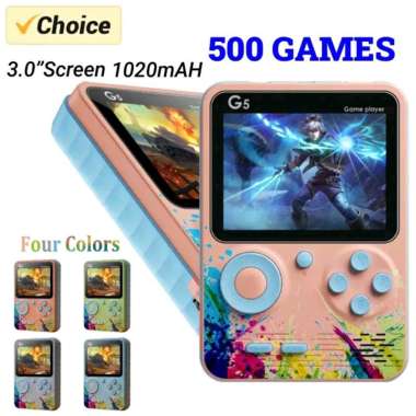 Lagendos Handheld Game Console Gameboy Konsol box permainan genggam 3 Inch 500 Retro Game