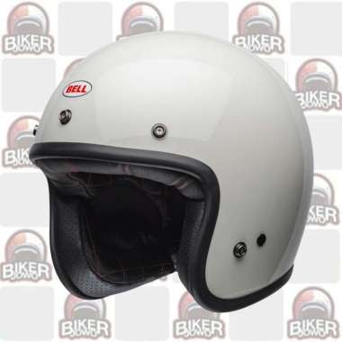 Bell Moto Custom 500 - Helm Half Face - Cakil Helmet - Bogo Helm Retro Open Face Classic Helmet GLOS