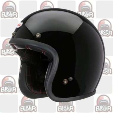 Bell Moto Custom 500 - Helm Half Face - Cakil Helmet - Bogo Helm Retro Open Face Classic Helmet GLOS