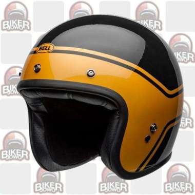 Bell Moto Custom 500 - Helm Half Face - Cakil Helmet - Bogo Helm Retro Open Face Classic Helmet STRE