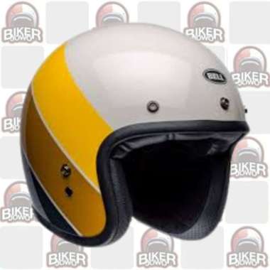 Bell Moto Custom 500 - Helm Half Face - Cakil Helmet - Bogo Helm Retro Open Face Classic Helmet RIFF