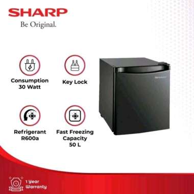 Kulkas Portable SHARP SJ-50MB-XW Kulkas Mini Bar Garansi Resmi