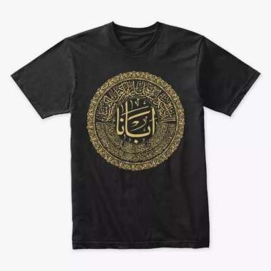 Kaos Tshirt Baju Murah Combed 30 Distro ROHANI BAPA KAMI ARAB KALIGRAFI KRISTEN KATOLIK SOUVENIR ole