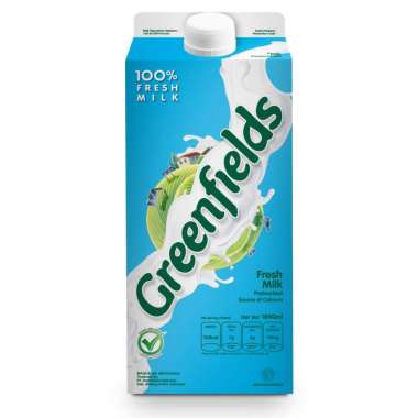 Promo Harga Greenfields Fresh Milk Full Cream 1890 ml - Blibli