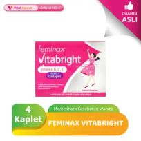 Feminax VitaBright untuk Memelihara Kesehatan Wanita (4 Kaplet)