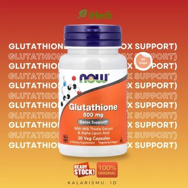 Promo Now Foods Glutathione 500mg Detox Support 30caps Diskon 46% Di Seller  Kalarismu - Kaliboto-2, Kab. Kediri