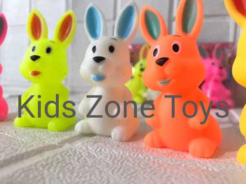 Mainan Kelinci Karet Bunyi Cit B810 5 Pcs
