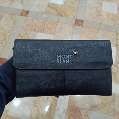 Hand Bag Pria Tas Tangan Kulit Import Branded Pouch Clutch Dompet Bag - MB Coklat Muda 100 % ORIGINA