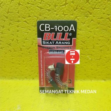 CB-100A CARBON BRUSH BOSTEL ARANG SEPUL MESIN BULL CB-100A CB 100 A