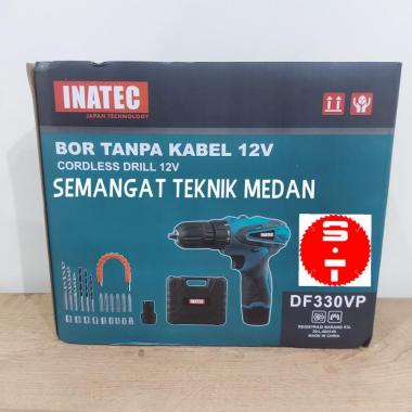 DF330VP CORDLESS DRILL BOR BATERAI BATERE 12V 10mm DF 330 VP INATEC
