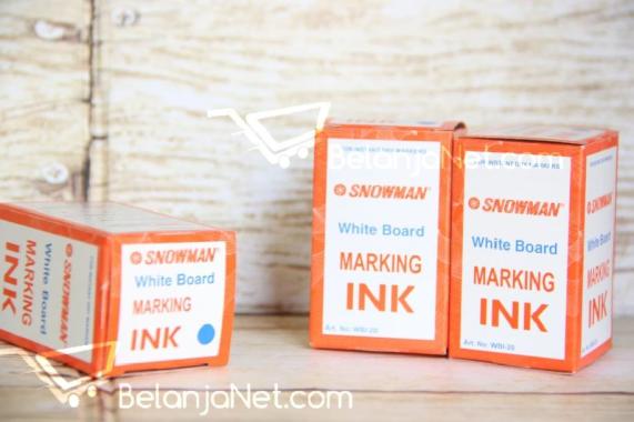 Refill / Isi Tinta Whiteboard Marker Snowman Biru
