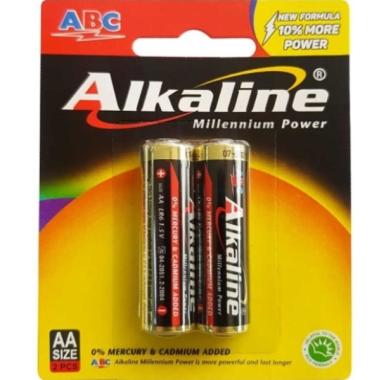 Baterai Alkaline A2 ABC AA Ukuran Sedang Isi 2 Buah