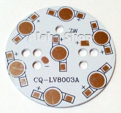 7W LED PCB Aluminium (versi Spotlight)