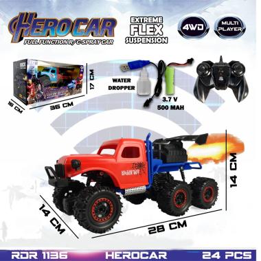 RC Rock Crawler Offroad Buggy 4WD Mainan Anak Mobil Remote Control RADAR RDR1136 SPIDERMAN