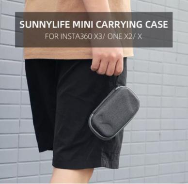 Sunnylife Mini Portable Carrying Case for Insta360 X3/ ONE X2/ X