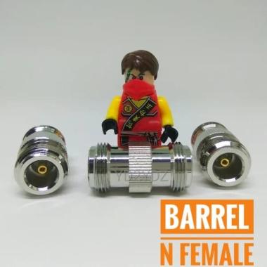 konektor n female to n female connector barel barrel double n-female n-type adapter antena antenna w