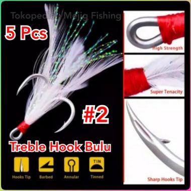 Treble Hook Bulu No.2