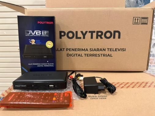 Polytron Set Top Box PDV-620T2 DVB T2 TV Receiver STB Siaran Digital