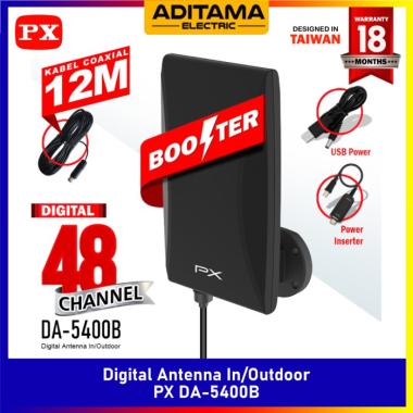 ANTENA TV DIGITAL INDOOR OUTDOOR PX DA-5400 B/ ANTENA TV PX DA 5400B