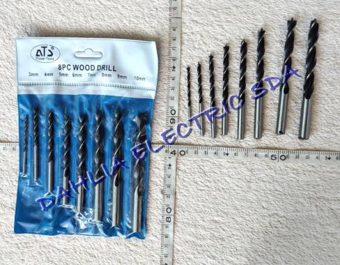 MATA BOR KAYU 1 SET (8 Pcs) ATS