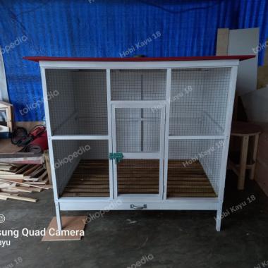 kandang ayam/burung dar kayu