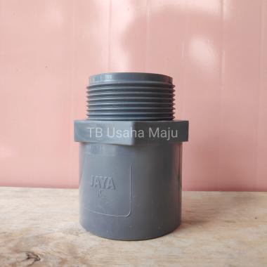 Fitting Pipa PVC Valve Socket / Socket Drat Luar / Dalam 1 1/2" Socket 1 1/2" Luar