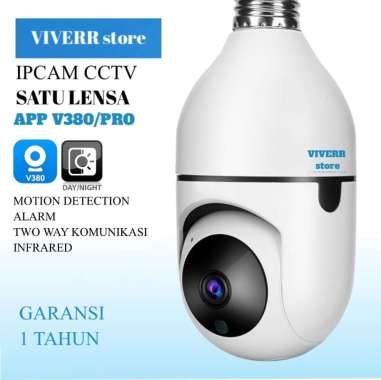 V380/V380PRO IP CAMERA CCTV BULB WIFI APP V380 PANORAMIC/KAMERA IP BOHLAM 360 EYES CCTV SAJA