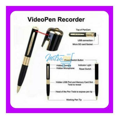 Pen Spy Cam Kamera Pena Kamera Bentuk Pulpen Pengintai PN 30303