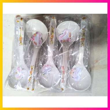 (100 Pcs) Souvenir Centong Sayur Irus Melamin Kemas Plastik Murah Unik Plastik+Kartu
