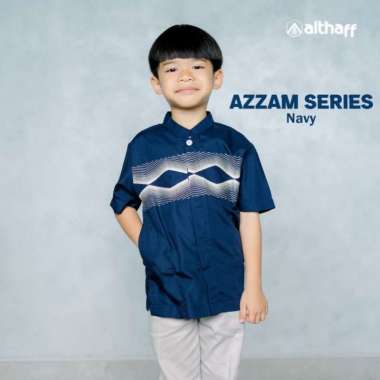 Baju Koko Anak Bordir Azzam Series by Althaff Based Information Multicolor