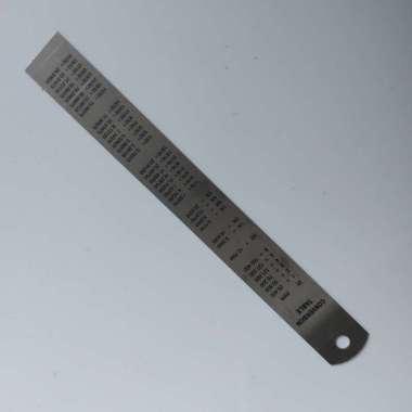 Penggaris Besi 15cm - 1 Buah Ecer