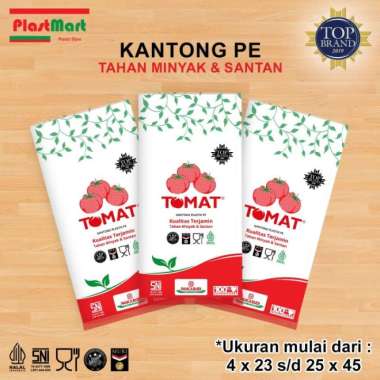 Plastik PE Tomat 10X20/12X25/15X30/20X35 / Plastik Es / Plastik Minyak 12 x 25 cm