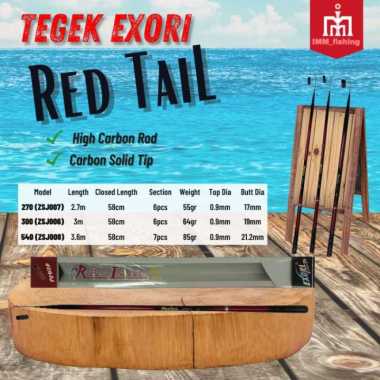 Tegek exori Red Tail 270 Multicolor