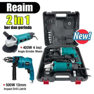 13mm bor dan gerinda mesin bor l Gerinda + Bor