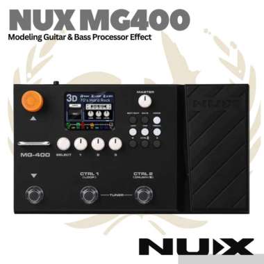 NUX MG400 Multi-Effect Pedal for Electric Guitar & Bass - Efek Gitar