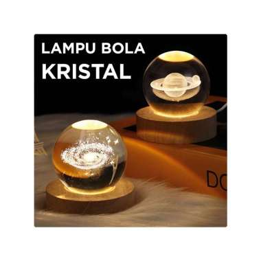 Goto Lumix Lampu Tidur Hias LED Bola Kristal Dekorasi Kamar Aesthetic I LOVE YOU