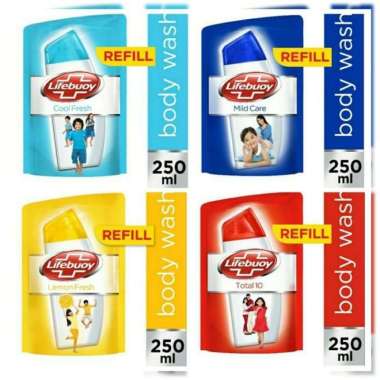 Lifebuoy Body Wash Refill 250ml - Sabun Mandi COCONUT