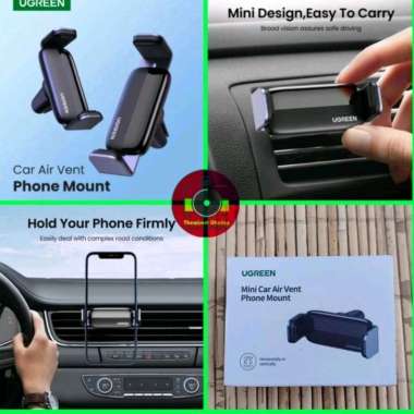 Ugreen 10422 Car Phone Holder Mount Mounting HP di Mobil air vent