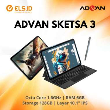 Tab Advan Sketsa 3 (6/128GB) Grey - Metal Design