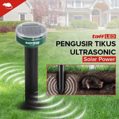 Pengusir Tikus Ultrasonic Solar Power untuk Kebun Taman